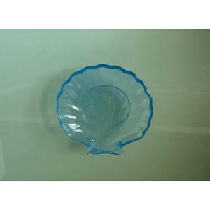 Porte-savon en verre de style moderne en forme de coquillage avec drainage automatique et motif animal, finition personnalisée pour la salle de bain à domicile ou à l'hôtel - Product Image 5