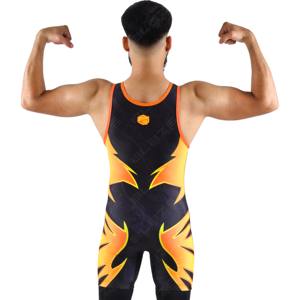 Singulet de lutte professionnel personnalisé pas cher pour les adolescents Vêtements de gymnastique standard internationaux pour l'entraînement et les compétitions de lutte - Product Image 2