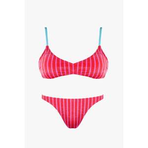 Banana Cabana Reversible transpirable Bikini hecho a medida Floral geométrico rayas letra impresa traje de baño - Product Image 6