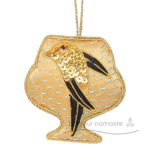 Decorazioni personalizzate con decorazioni personalizzate per l'albero con decorazioni personalizzate per il vino di Natale - Product Image 2