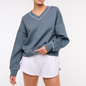 Sudaderas de otoño para mujer, ropa deportiva adelgazante para correr, ropa activa para mujer, ropa deportiva, sudaderas con logotipo personalizado - Product Image 1