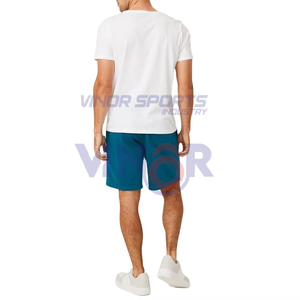 Short de survêtement de sport en coton personnalisé pour hommes, vêtements de sport de course confortables, shorts de survêtement en éponge sérigraphiés, service OEM ODM - Product Image 4