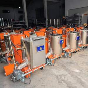 Máquina termoplástica todo en uno, sin necesidad de hervidor de fusión en caliente, máquina de señalización vial todo en uno que funde pintura directamente - Product Image 4