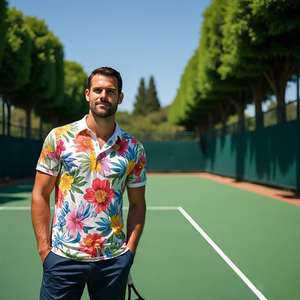 Camiseta Polo estampada de alta calidad para hombre, camiseta Polo de sublimación para correr de verano, camiseta Polo de moda para hombre - Product Image 3