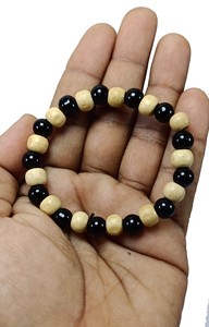 Indian black obsidian Stone Crystal Fashion Bangle Natural Gemstone <b>Bracelet</b> for <b>Men</b> Women Meditation & Energy Enhancement Gift - Product Image 2