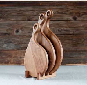 Classic handmade wooden serving <b>snack</b> board for food serving breakfast food <b>bar</b> home kitchen decor wedding gifts restaurant 2023 - Product Image 2