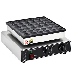 Mini gaufrier électrique 36 trous antiadhésif pour muffins à crêpes