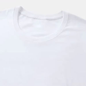 T-shirts pour hommes en coton 100% de haute qualité, tricotés avec un motif de lettres - Dernier design, respirant, coupe ample - Product Image 4