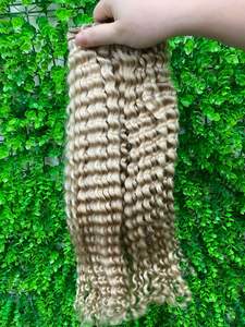 Tejido de cabello humano vietnamita de color ondulado profundo, súper doble cabello de lujo, envío DHL un donante - Product Image 2