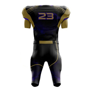 Superventas logotipo profesional uniforme de fútbol americano ropa deportiva personalizable conjunto transpirable inmejorable su propio logotipo impreso - Product Image 3
