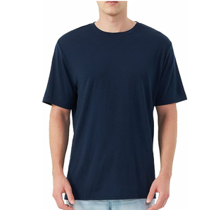 Camiseta de Manga Corta para Hombre 100% Lana Merino, Color Sólido, Personalizable, Ecológica, Transpirable, de Secado Rápido, Antiolor, Capa Base para Viajes y Senderismo - Product Image 3