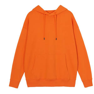 เสื้อฮู้ดแบบสวมหัวสำหรับผู้ชายเสื้อฮู้ดดี้ผ้าฝ้าย100% แบบเรียบพิมพ์ลายโลโก้พัฟตามสั่งแบบ3D - Product Image 4