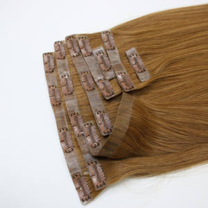 Extension de cheveux humains vierges en dentelle frontale à fermeture transparente en vrac pour perruque de dentelle droite trame de cheveux teints avec numéro de modèle - Product Image 6