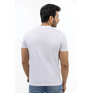 เสื้อยืดแขนสั้นสำหรับผู้ชายผ้าคอตตอน100% โชว์ไหล่โอเวอร์ไซส์ผ้าคอตตอนคอกลมพิมพ์ลายตามสั่งขนาดพิเศษ - Product Image 6