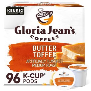 Café Gloria Jean's Butter Toffee, Cápsulas Individuales Keurig K-Cup, Café de Tueste Medio con Sabor, 96 Unidades - Product Image 4