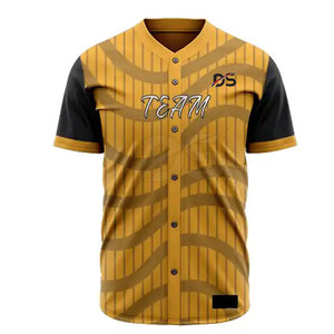 ชุดยูนิฟอร์มเบสบอลคุณภาพสูง ไซส์ใหญ่ ระบายอากาศได้ดี น้ำหนักเบา แห้งเร็ว ผลิตจากโพลีเอสเตอร์ 100% รับผลิตตามแบบทีม บริการ OEM - Product Image 4