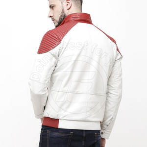 Best-seller Qualité supérieure Impression de logo personnalisé Vêtements d'hiver Veste en cuir pour homme à vendre - Product Image 4