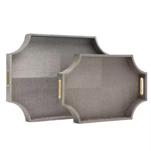 Table d'hôtel moderne miroir décoratif plateaux de service qualité élégant aspect disponible quantité en vrac pour la décoration intérieure écologique - Product Image 4