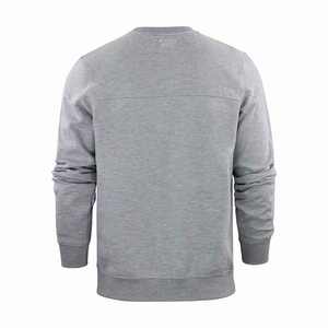 OEM al por mayor de peso pesado de algodón de cuello redondo sudadera hombres 500 GSM logotipo personalizado impreso 3D bordado cremallera sudaderas con capucha sudaderas - Product Image 2