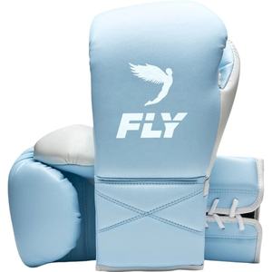 Gants de boxe Fly Style, qualité supérieure, cuir, gants d'entraînement, soutien solide du poignet, rembourrage durable, ajustement confortable, à lacets - Product Image 1