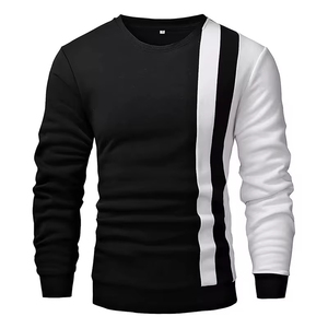 Sweat-shirts à col rond pour hommes, coupe classique, respirants, 100% coton, de haute qualité, best-sellers, confortables, vêtements décontractés pour l'hiver - Product Image 1