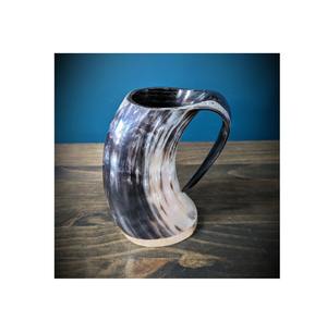 Taza de jarra vikinga de cuerno Natural, pulida a mano, estilo Animal de calidad clásica para fiestas de celebración, artesanías de Navidad - Product Image 3