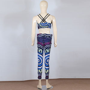 Mallas de Yoga estampadas por sublimación para mujer, ropa de entrenamiento, deporte, gimnasio - Product Image 6