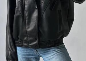 2025 Classic Genuine Sheep Skin Knitted <b>Women</b> Leather <b>Jacket</b> High Quality Eco-Friendly Breathable Winter <b>Lightweight</b> - Product Image 3