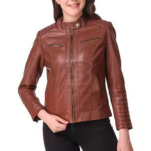 Chaquetas de Cuero para Mujer, Tejidas, Transpirables, Estilo Moderno, Hechas en Pakistán, Venta al Por Mayor, MOQ Bajo - Product Image 1