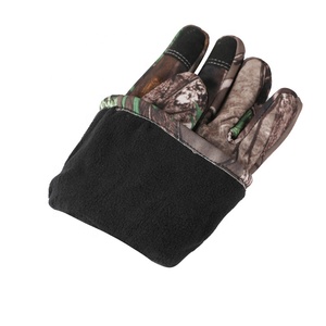 Softshell Fleece Thermique Imperméable Camouflage Gants Hommes Chaud Doigt Complet Camouflage Pêche Ski Gants - Product Image 6