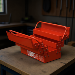 Cajas de Herramientas Cantilever Usag de Cinco Compartimentos Vacías para una Organización Práctica - Product Image 3