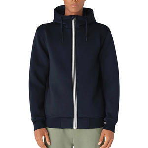 Capuche à col montant de haute qualité Personnaliser pull à capuche zippé pour hommes pulls molletonnés causals zip lourd pour les jeunes - Product Image 1