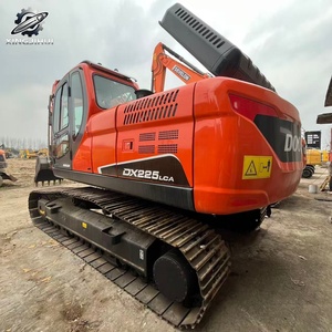 Excavadora Usada Doosan DX225 de 22.5 Toneladas con Cucharón de 1.2m³, Marca Coreana Original, Excavadora de Orugas Grande para Construcción, Bajas Horas de Uso, Certificación CE - Product Image 4