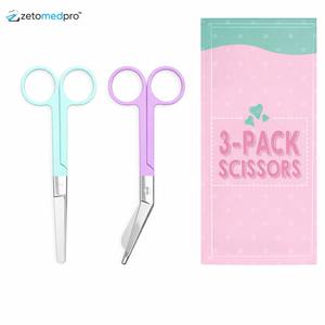 Juego de 3 Tijeras de Acero Inoxidable de Estilo Moderno para Mayoreo y Vendaje, para Primeros Auxilios - Product Image 3