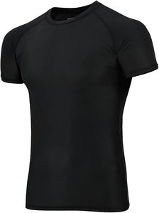 Ligero al por mayor, diseño personalizado, 2 uds., conjunto para correr, ropa deportiva ajustada, conjuntos de protección contra sarpullidos Mma transpirables - Product Image 3