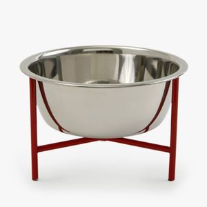 Gamelle pour chien en métal avec support surélevé durable pour favoriser une posture d'alimentation confortable et réduire la tension du cou - Product Image 5