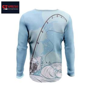 Chemise de sport d'été en polyester à séchage rapide de haute qualité pour hommes unisexe à manches longues pêche respirant imperméable grande taille - Product Image 6