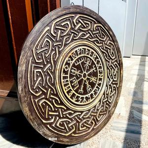 ดาบและโล่แบบวiking Ragnar ของแท้ ทำมือ ดีไซน์ยุคกลาง ทำจากผู้ผลิตโดยตรง - Product Image 2