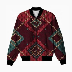 Chaqueta Bomber Unisex de Alta Calidad para Sublimación, Manga Larga, Estilo Urbano con Cremallera, Tejido Cortavientos con Estampado - Product Image 5