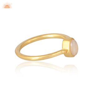 ล่าสุดเอธิโอเปียOaplรูปไข่อัญมณีผู้หญิงแหวน14พันSoiid Gold Handmadeทุกโอกาสแหวนที่กําหนดเองเครื่องประดับผู้ผลิต - Product Image 3