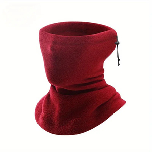 Vente en gros de cagoule en polaire chauffante hiver froid extrême unisexe femmes hommes sport écharpe thermique en polaire Snood cache-cou masque facial - Product Image 3