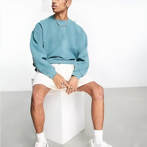 DEC Oem Sweats à capuche pour hommes personnalisés Sweats à capuche en éponge française de haute qualité avec logo imprimé Sweat-shirt à col rond pour hommes - Product Image 3