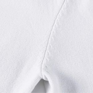 Chandail de qualité supérieure en tricot à col polo et à manches longues en polyester pour hommes Vente en gros en usine avec logo personnalisé - Product Image 3