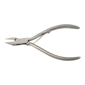 Pince à ongles à motif russe avec lame en acier inoxydable tranchante incurvée pince à cuticules commune à ressort unique affûtage russe - Product Image 1