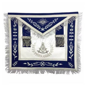 Badges maçonniques couleur personnalisée et brodés à bas quantité minimale de commande prix maçonnique - Product Image 1