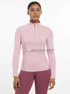Capas base para montar a caballo para mujer con movimiento flexible, Top base para montar todos los días con tela suave y transpirable, tecnología de secado rápido - Product Image 4