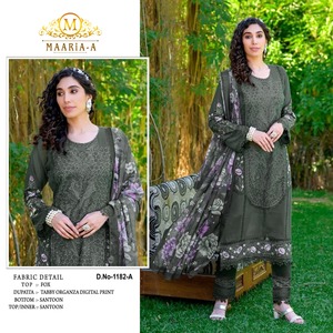 Bonne Qualité Faux Georgtte Avec Broderie Salwar Costume Femme Mode Fabricant Et Fournisseur De L'Inde - Product Image 2