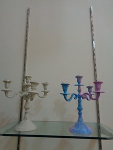 Porte-bougie Design Art déco maison chandelier porte-chandelier - Product Image 2