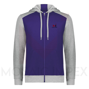 Mosaic Impex Sweats à capuche de haute qualité pour hommes avec fermeture à glissière en coton épais sweats à capuche zippés logo personnalisé sweat à capuche chaud et streetwear - Product Image 5