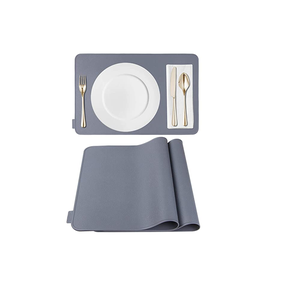 Leather Plate Mats Kitchen Washable <b>Table</b> Mats <b>Dining</b> <b>Table</b> <b>Placemats</b> Tablemat at Best Price Hot Sale Product - Product Image 3